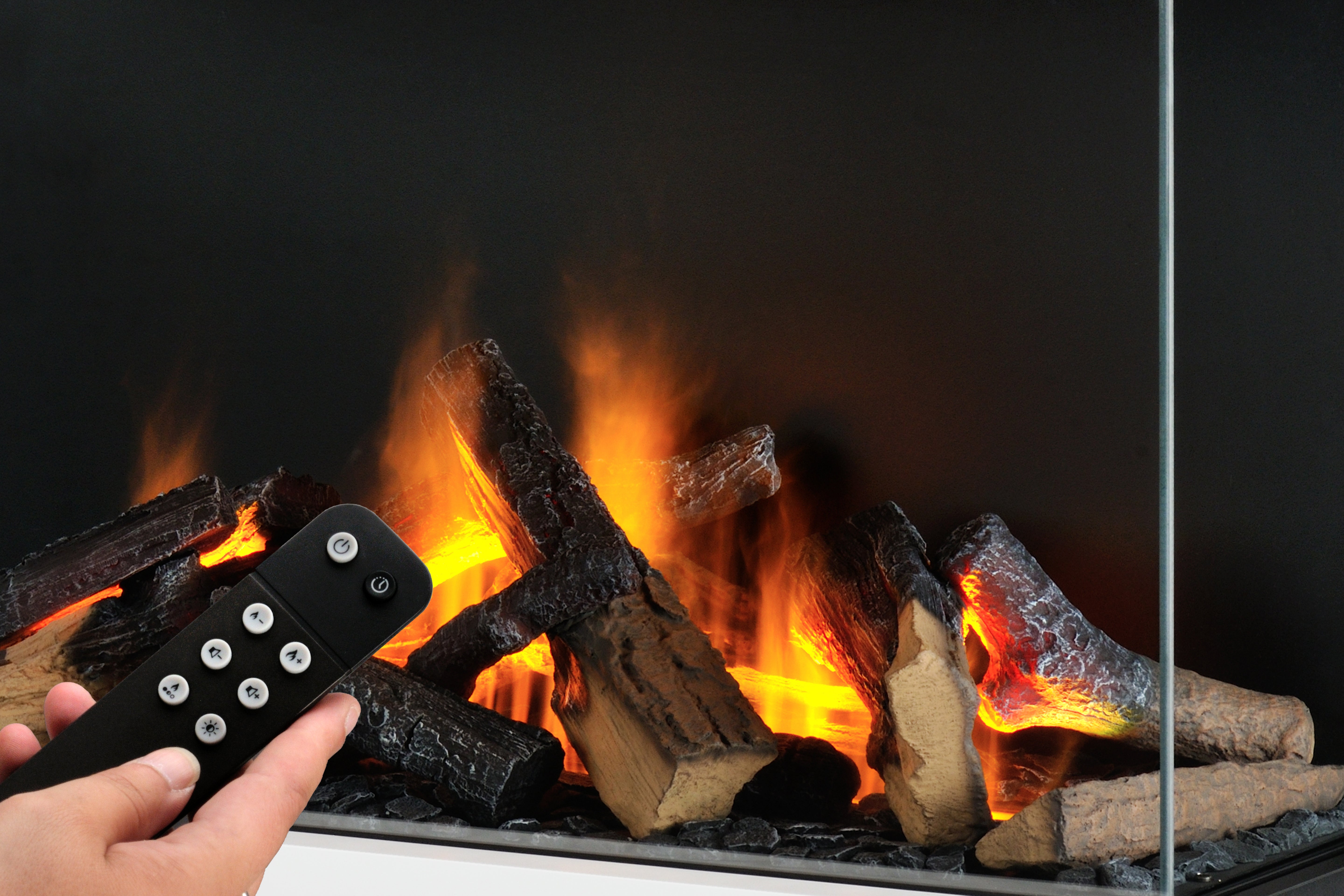 Dimplex Juneau Multi Optimyst Poêle à vapeur à encastrer