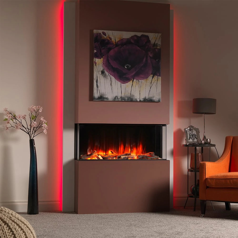 Charlton & Jenrick Polaris 1000 Cheminée électrique 3 faces