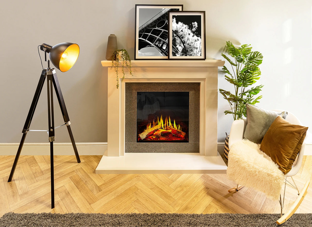 Cheminée électrique 3 faces Charlton & Jenrick Luminosa 62