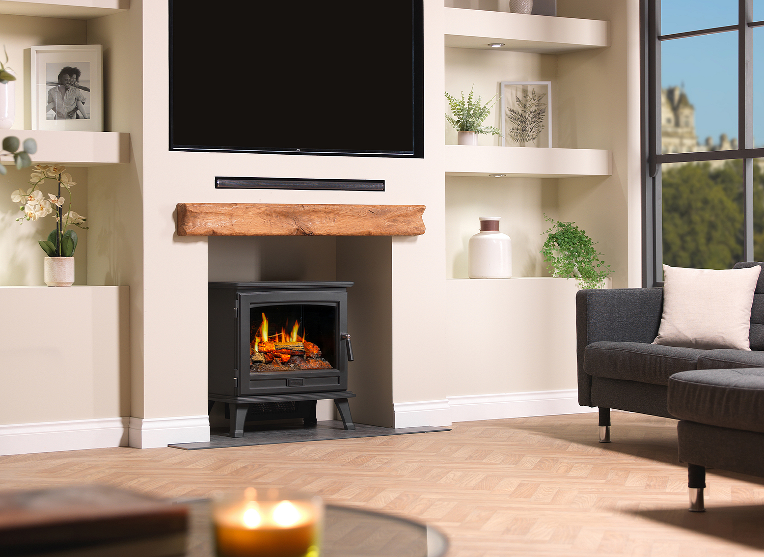 Dimplex Belgravia - Cheminée électrique autoportante