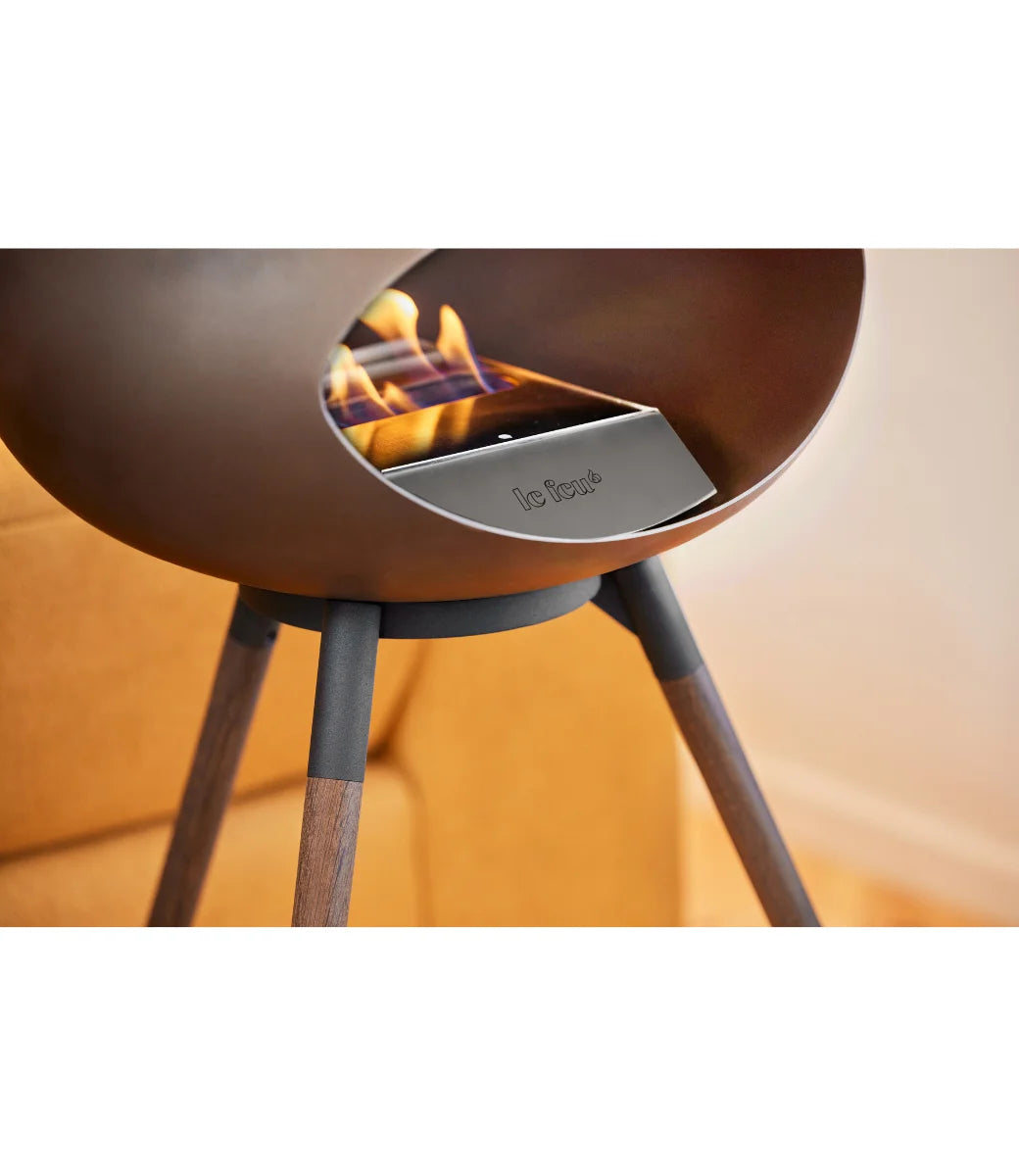 Le feu Bio ethanol haard - Mocca Ground Wood High