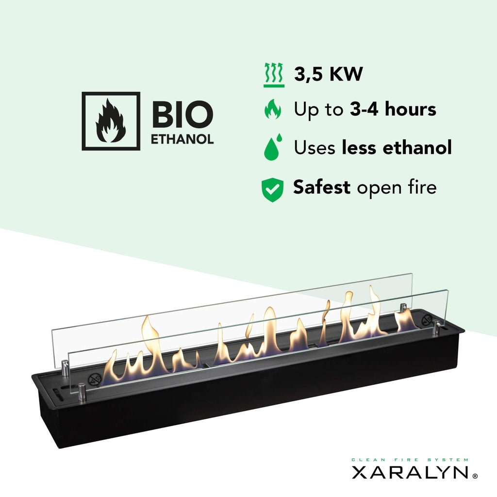 Brûleur bioéthanol Xaralyn XL avec profil intégré