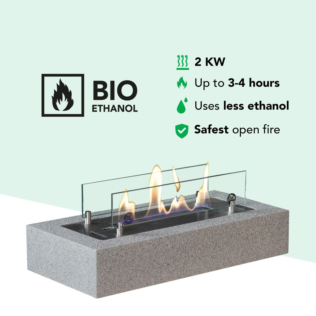 Cheminée de table bioéthanol Xaralyn Cuneo