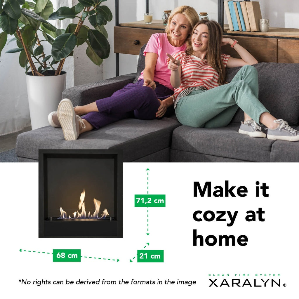 Cheminée bioéthanol encastrable Xaralyn L
