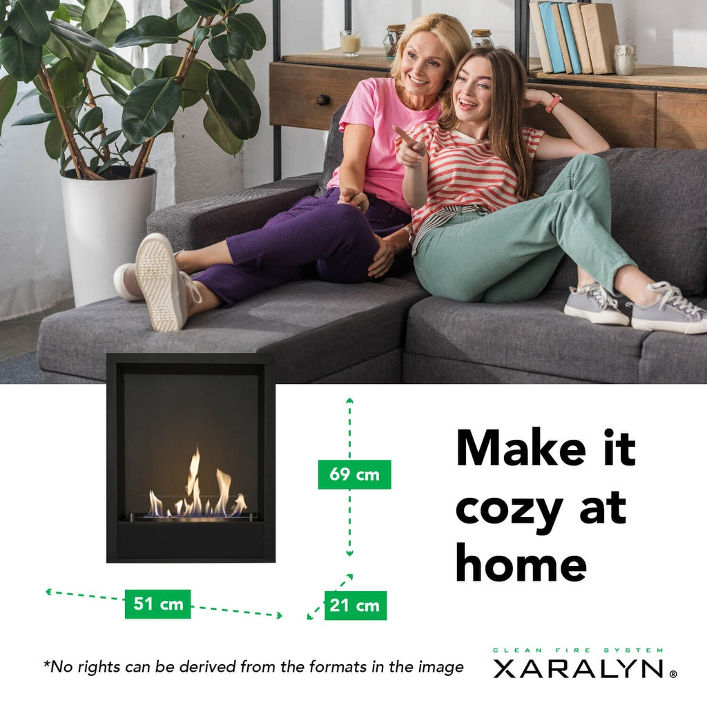 Cheminée bioéthanol Xaralyn Unité encastrable M