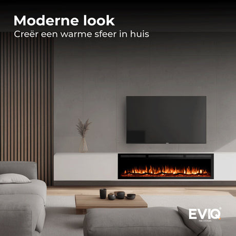 Cheminée électrique EVIQ Diamond 42″ pouces – 106 cm