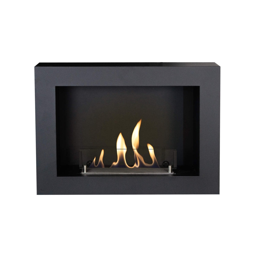 Xaralyn Serra foyer mural au bio-éthanol Noir