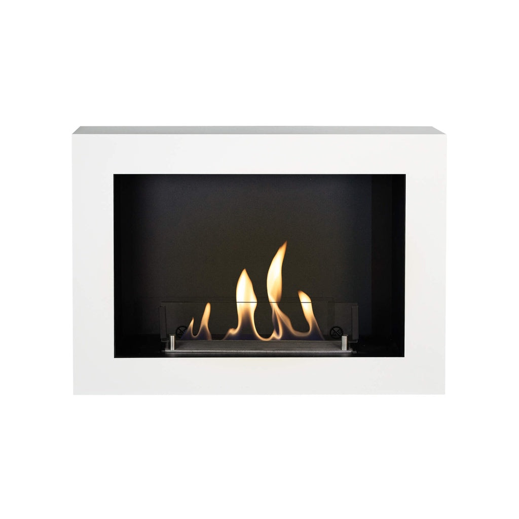 Xaralyn Serra foyer mural au bio-éthanol Blanc