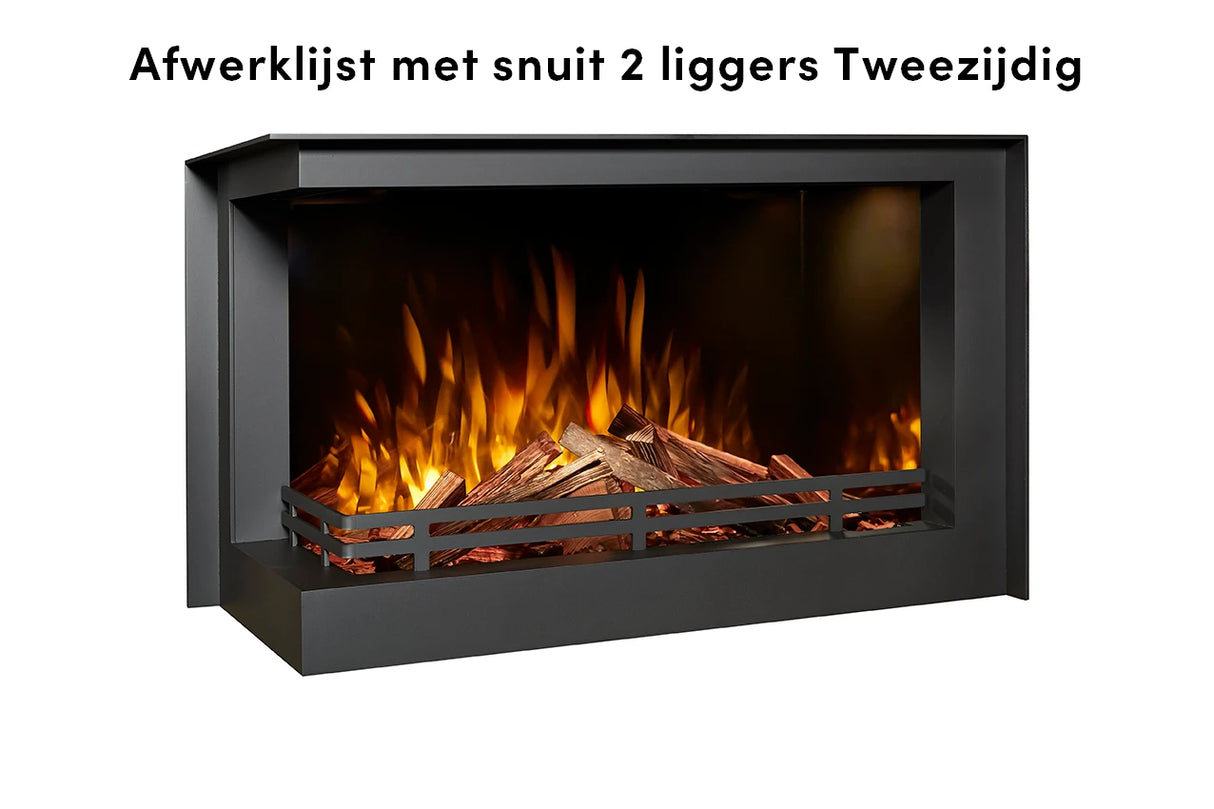 Fair Fires Tru Vizion Solution Elektrisch haard 650 Tweezijdig