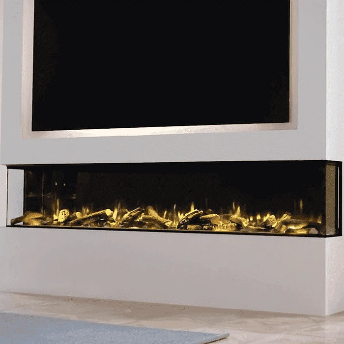 Cheminée électrique profonde Charlton & Jenrick i-2200e à 3 faces