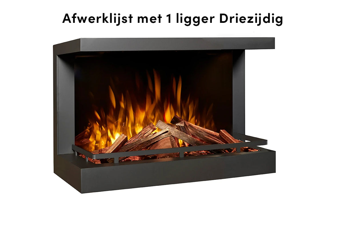 Fair Fires Tru Vizion Solution Elektrisch haard 650 Driezijdig