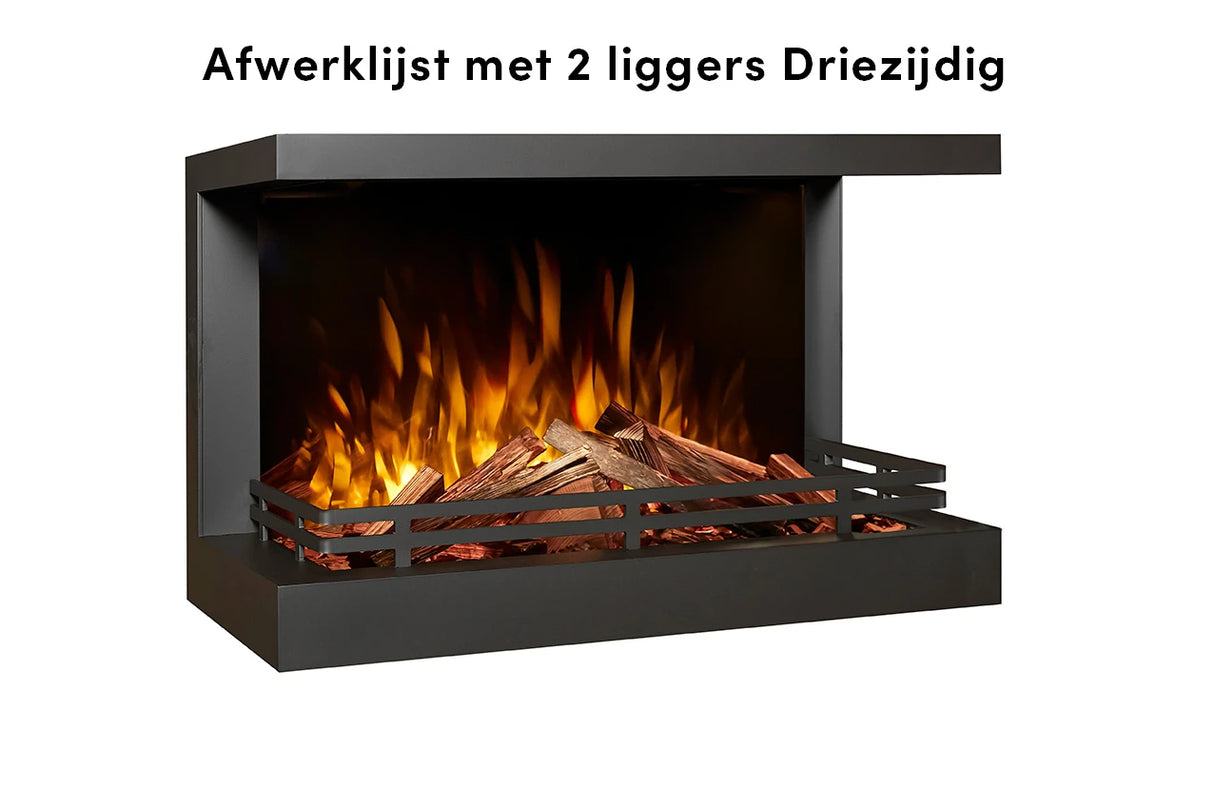 Fair Fires Tru Vizion Solution Elektrisch haard 650 Driezijdig
