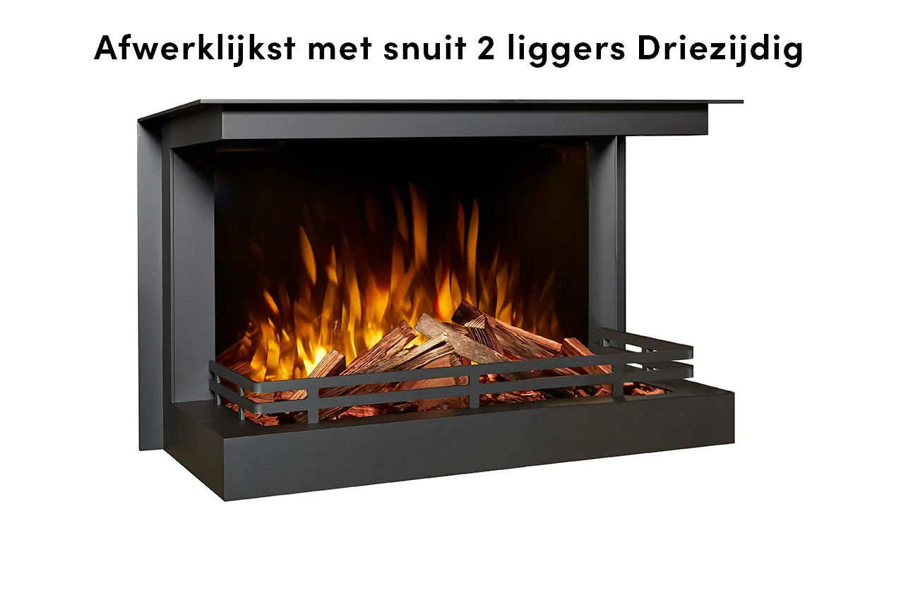 Fair Fires Tru Vizion Solution Elektrisch haard 650 Driezijdig
