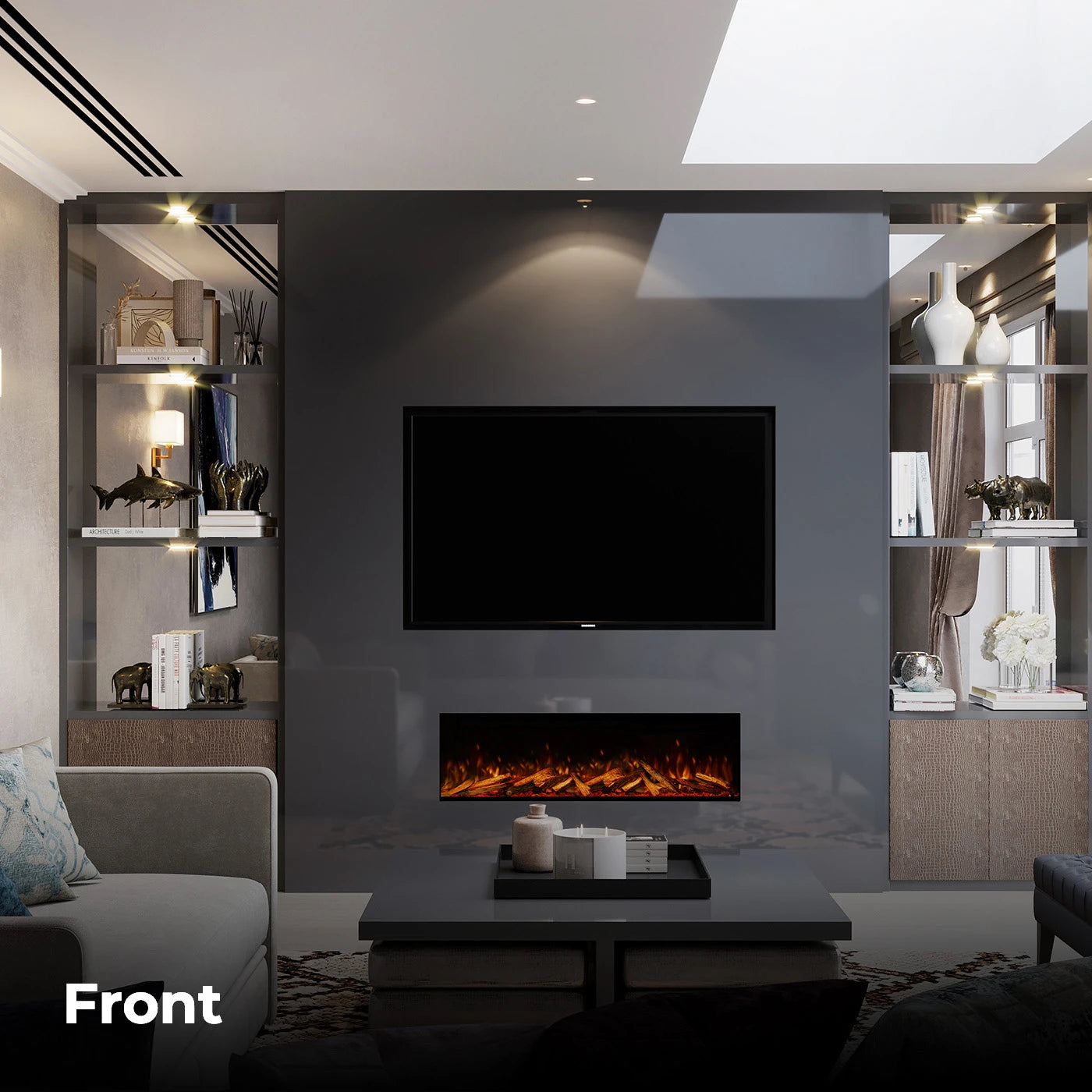 Fair Fires Tru Vizion Pano elektrische haard - X 1250