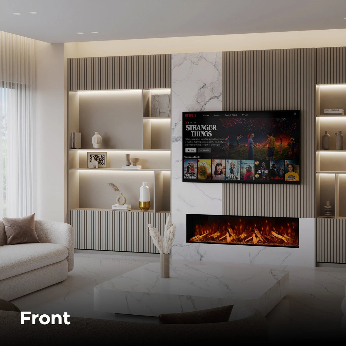 Fair Fires Tru Vizion Pano elektrische haard - X 1500