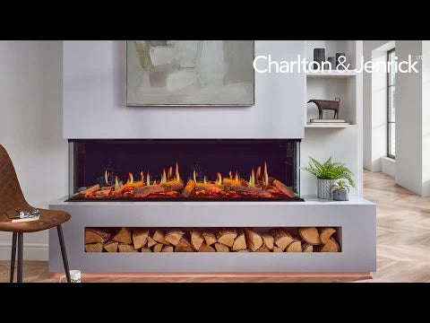 Cheminée électrique 3 faces Charlton & Jenrick Luminosa 110