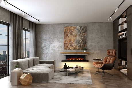 Cheminée encastrée Charlton & Jenrick i-1800e Deep 4D Ecoflame Smart App