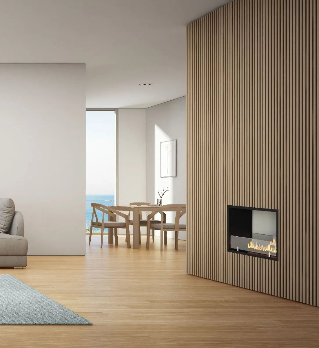 Le Feu Fires Bio ethanol haard - Clever - 2 zijdig open Tunnel 80 cm