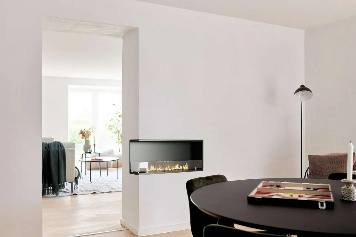 Le Feu Fires Bio ethanol haard - Clever - 2 zijdig open Hoek 100 cm