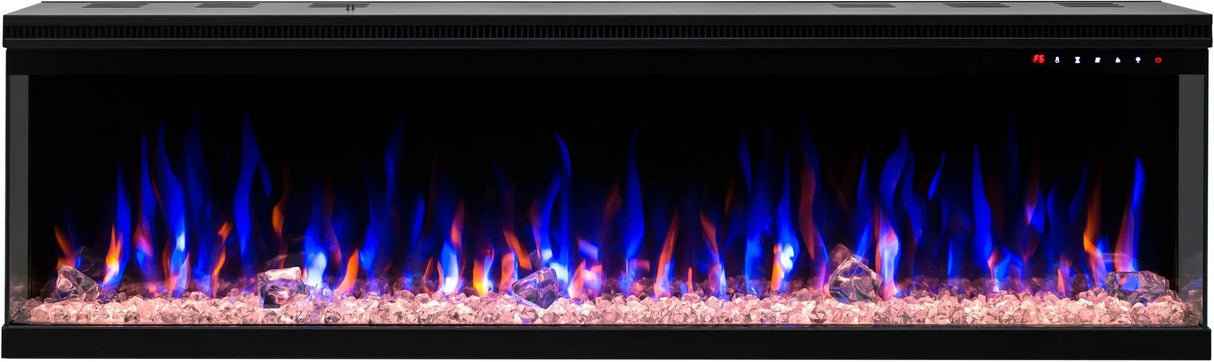 EVIQ Elektrische sfeerhaard 3D Platina 50″ inch – 128 cm