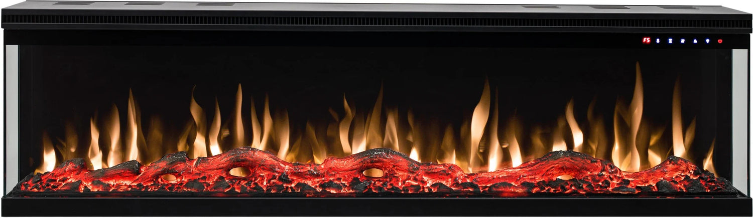 Cheminée électrique EVIQ 3D Platinum 50″ pouces – 128 cm