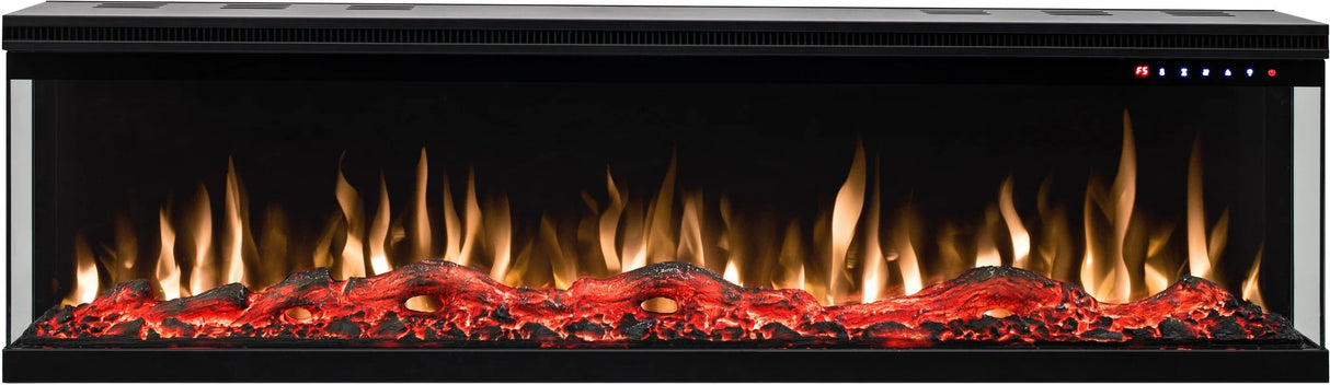 EVIQ Elektrische sfeerhaard 3D Platina 36″ inch – 91 cm