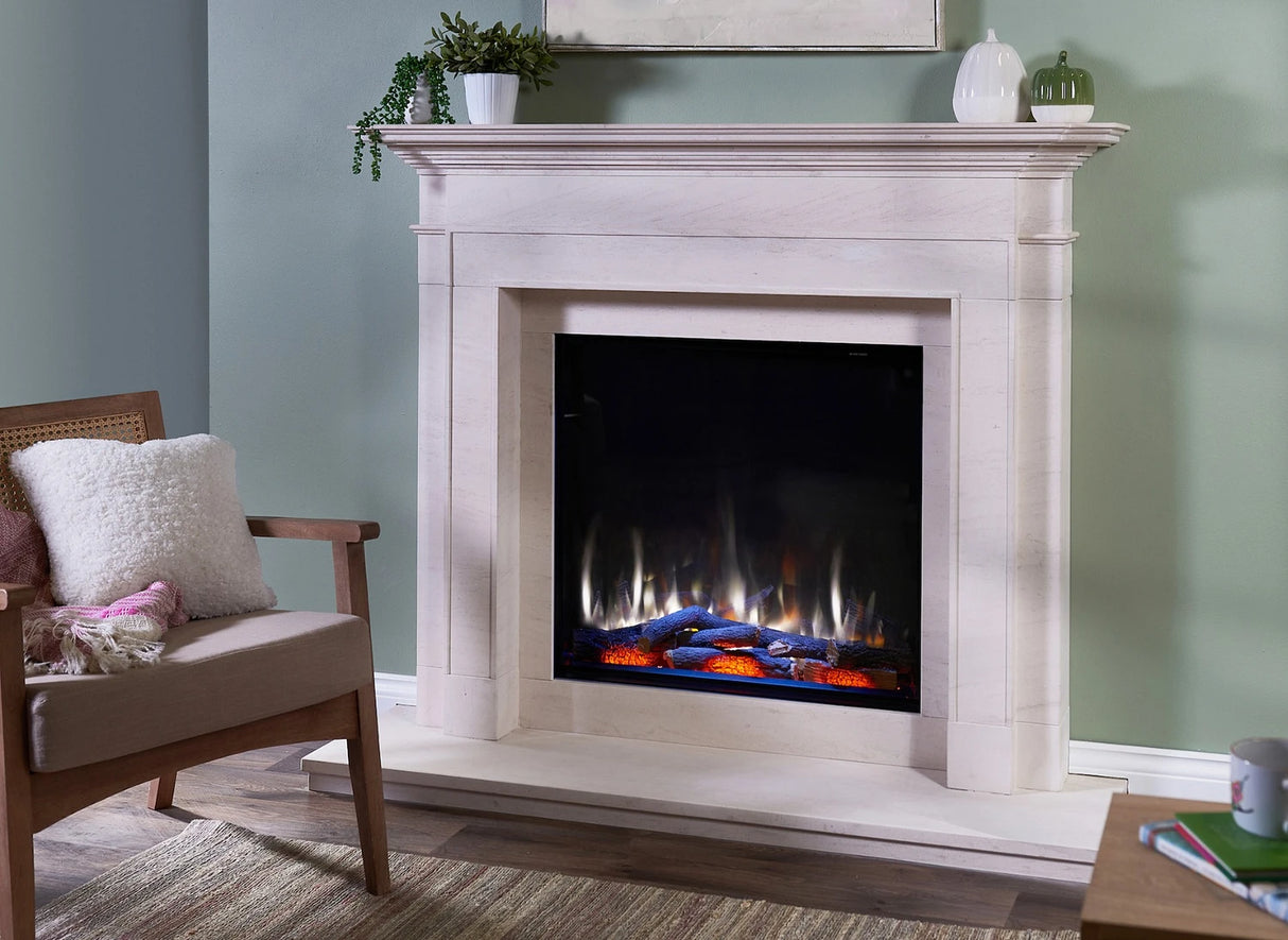 Cheminée électrique profonde Charlton & Jenrick i-750 à 3 faces