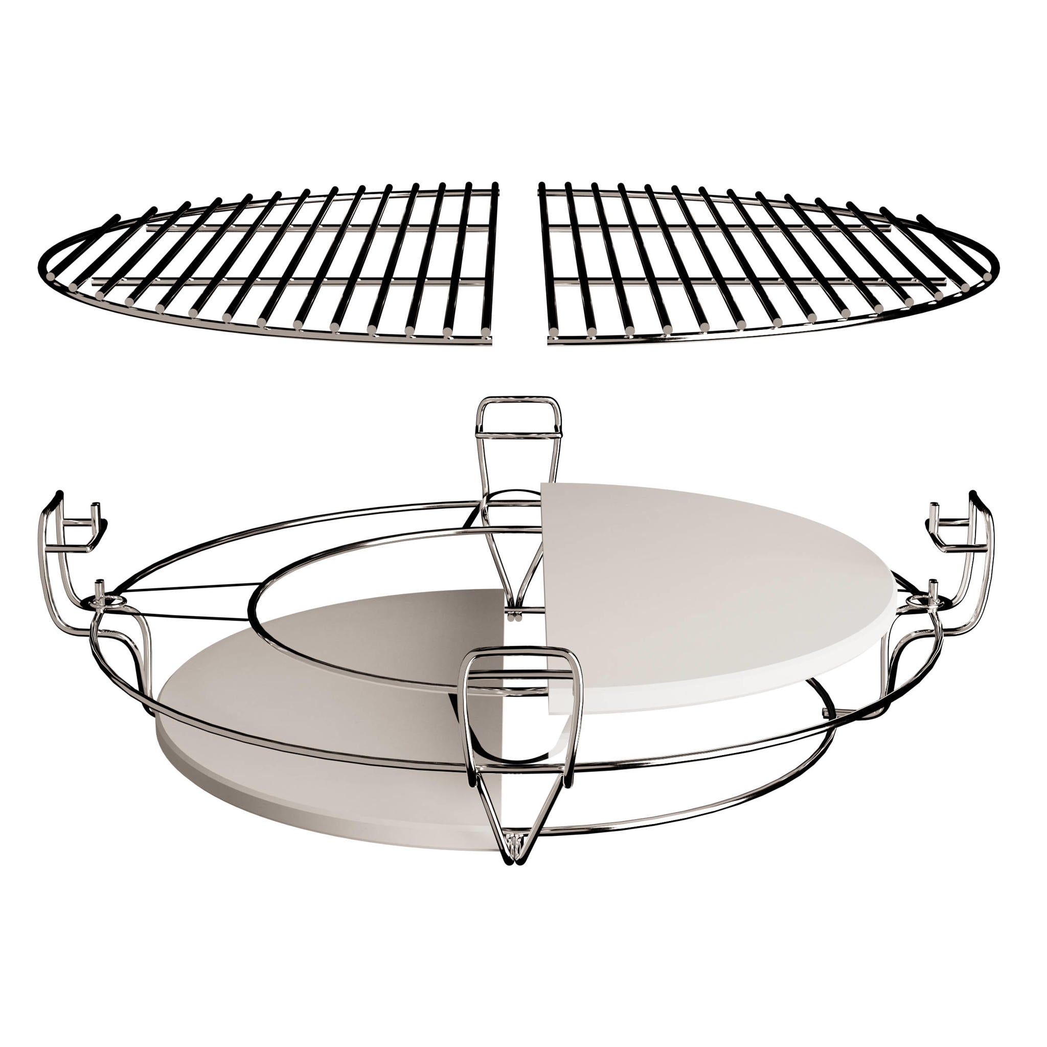 Système de cuisson multicouche EVIQ Kamado - Système de répartition Large 21"