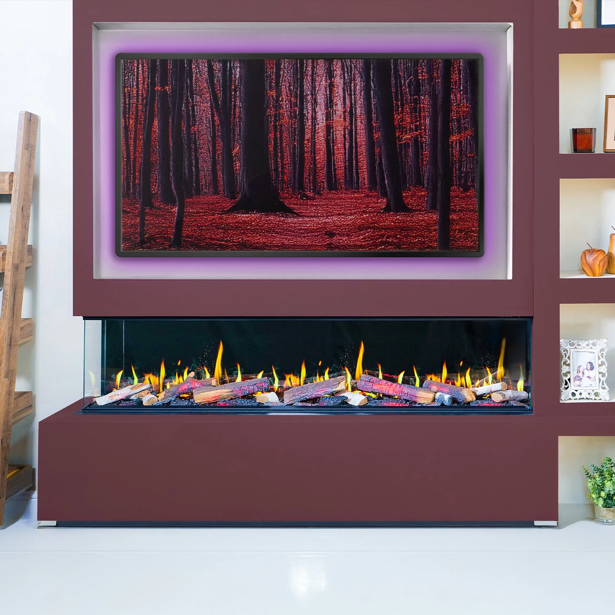 Cheminée électrique 3 faces Charlton & Jenrick Luminosa 185