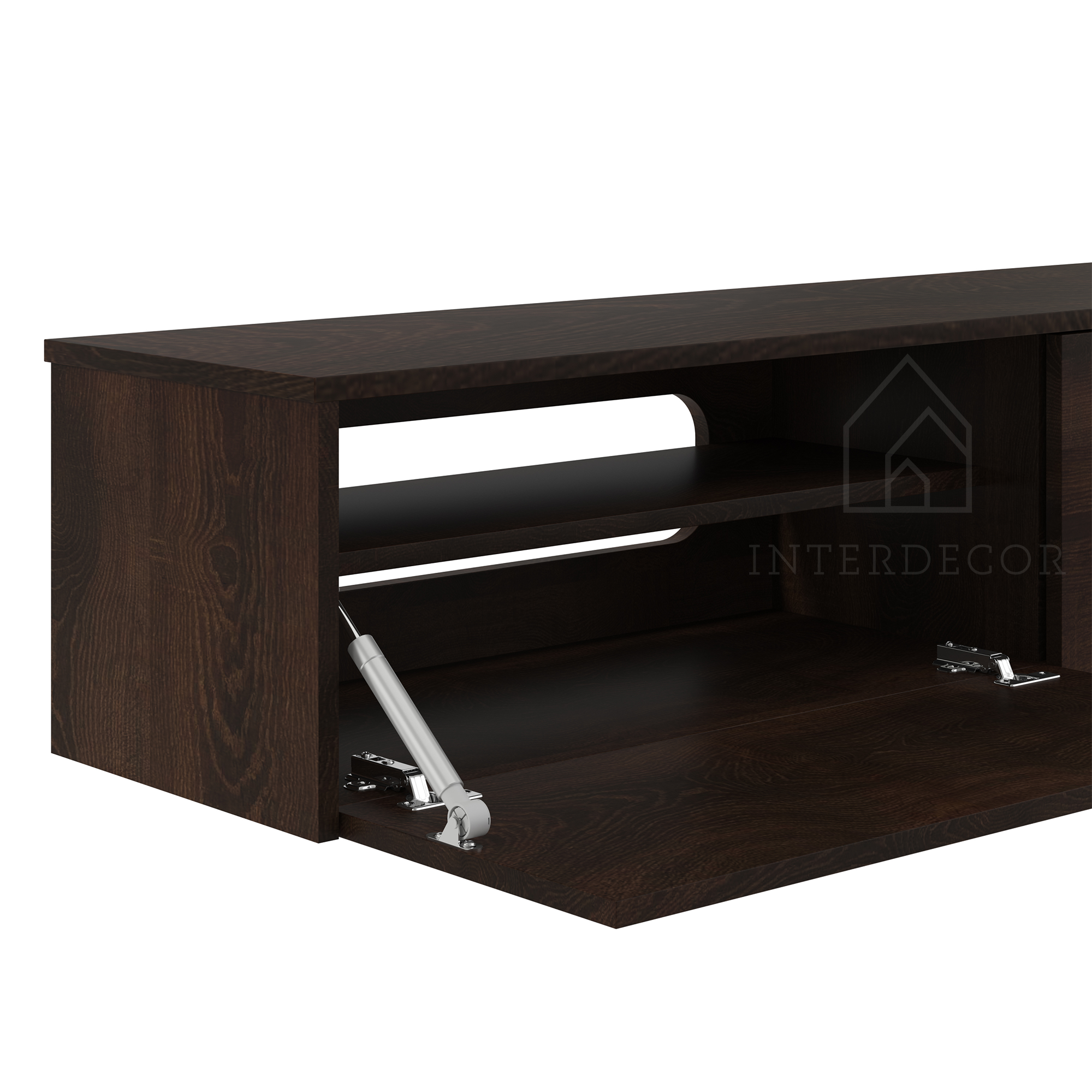 Elegance Collection TV meubel Madera Zwevend Walnut