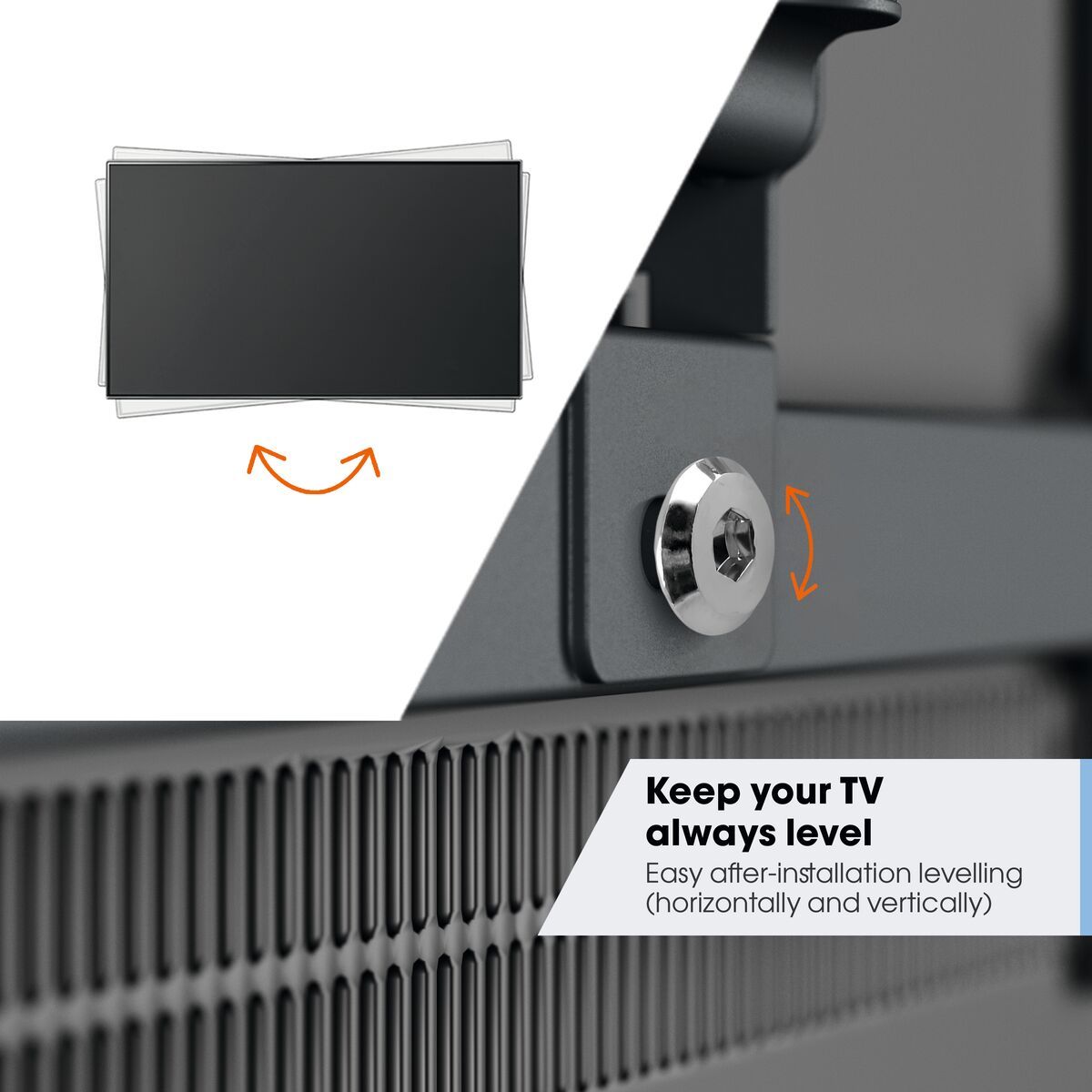 Support TV Vogel's Comfort 3245 - Noir