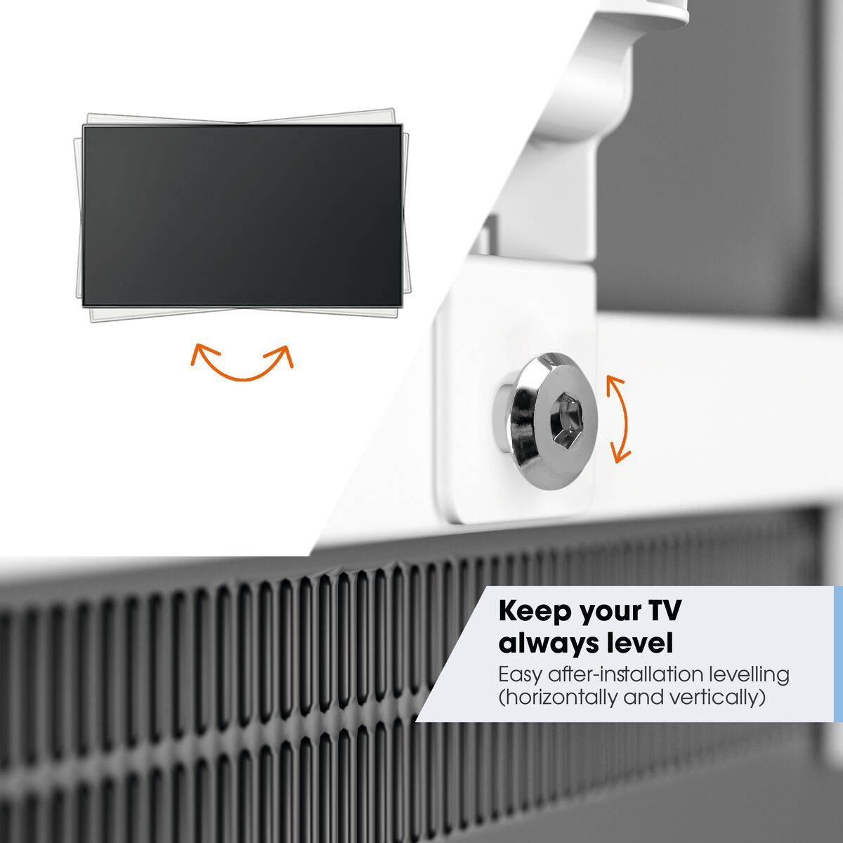 Support mural TV Vogel's Comfort 3245 - Blanc