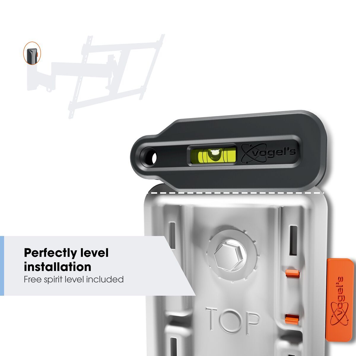 Support mural TV Vogel's Comfort 3645 - Blanc