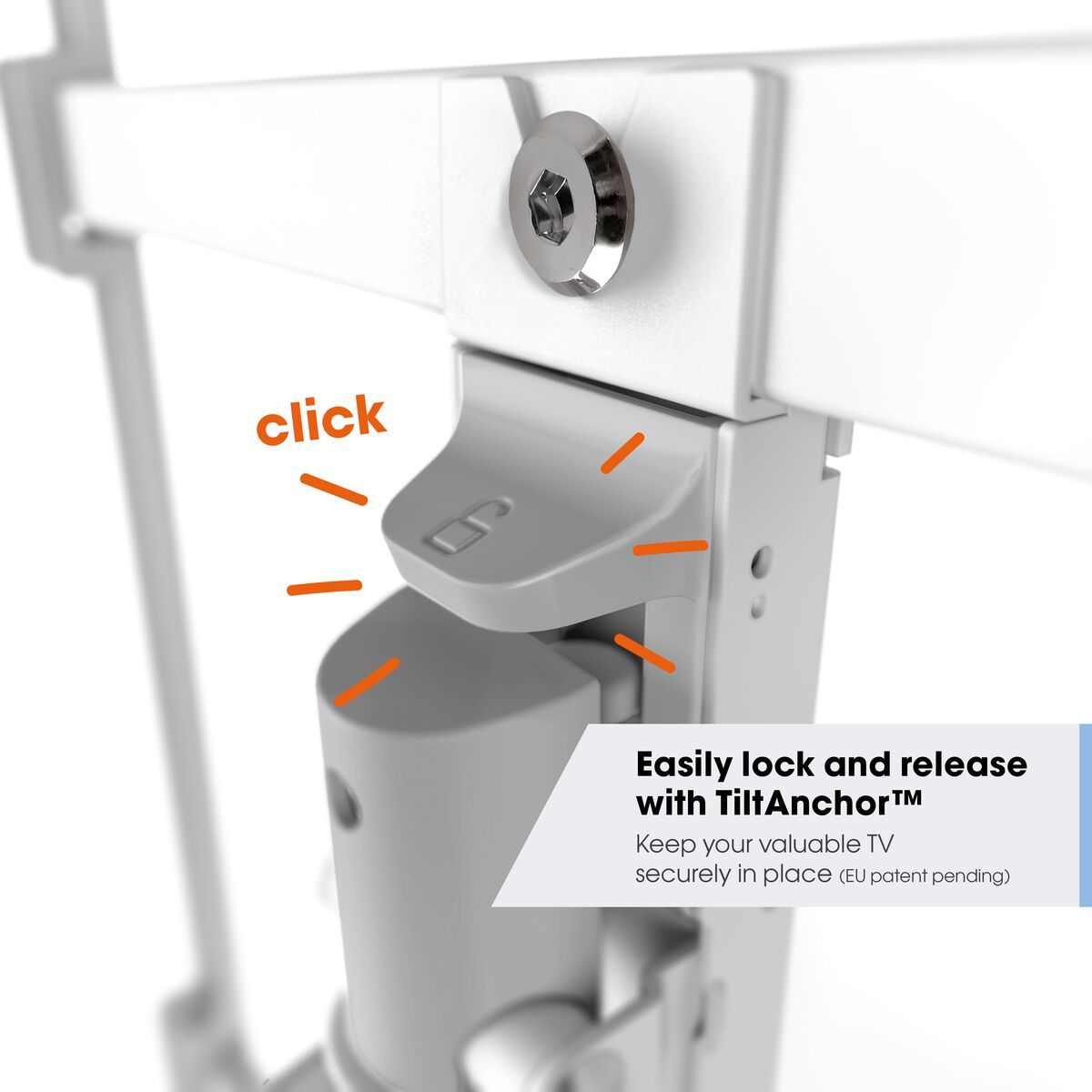 Support TV Vogel's Comfort 3445 - Blanc