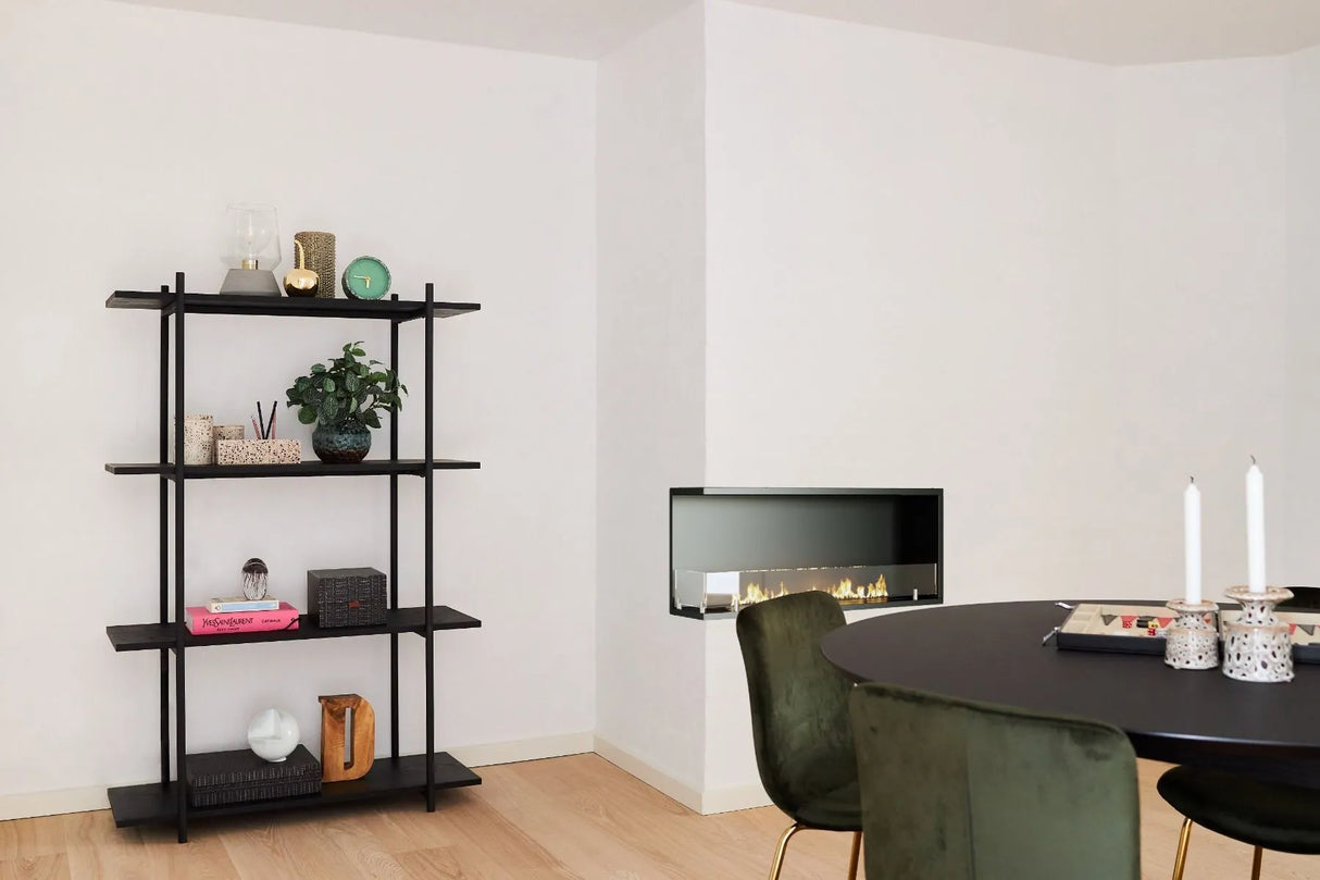 Le Feu Fires Bio ethanol haard - Clever - 2 zijdig open Hoek 100 cm