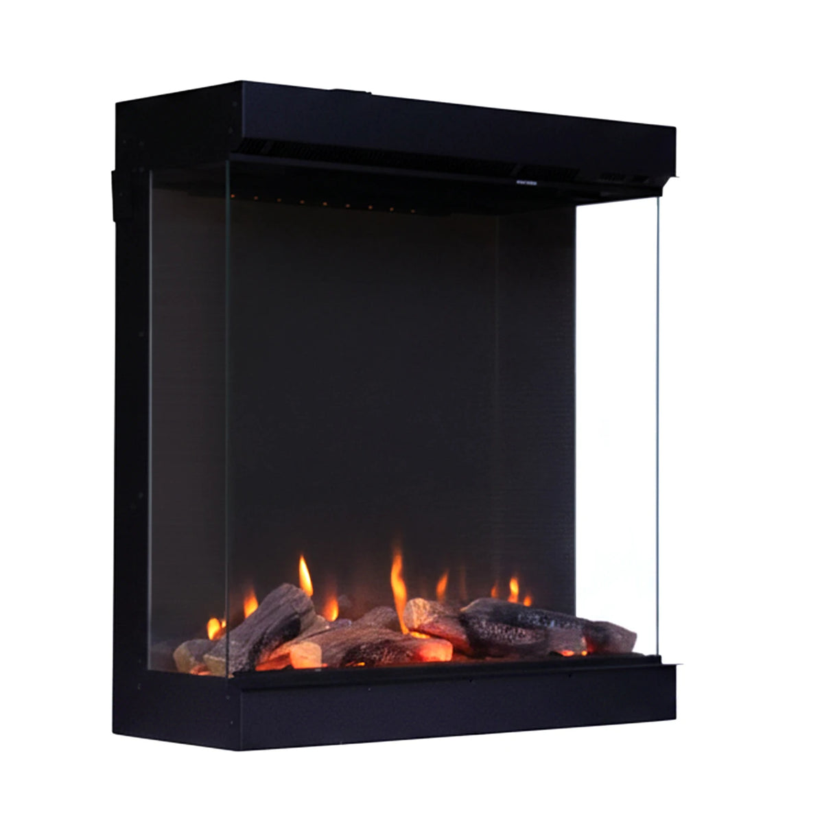 Cheminée électrique profonde Charlton &amp; Jenrick i-750 à 3 faces