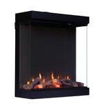 Cheminée électrique profonde Charlton &amp; Jenrick i-750 à 3 faces