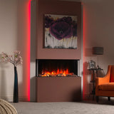 Charlton &amp; Jenrick Polaris 1000 Cheminée électrique 3 faces