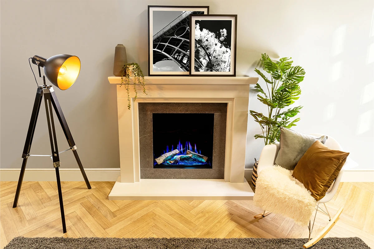 Cheminée électrique 3 faces Charlton &amp; Jenrick Luminosa 62