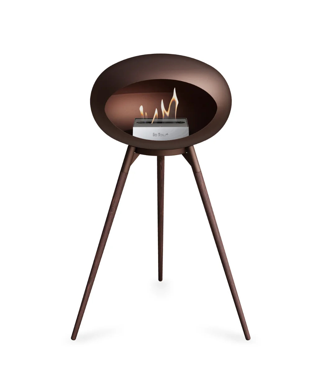 Le feu Bio ethanol haard - Mocca Ground Wood High