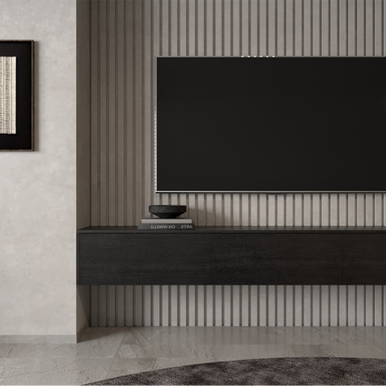 Elegance Collection TV meubel Madera Zwevend Zwart