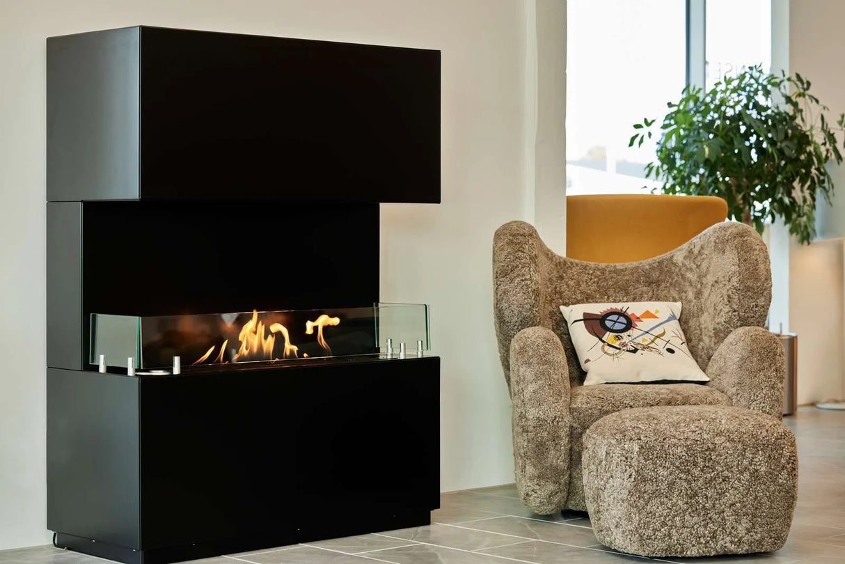 Le Feu Fires Bio ethanol haard - Clever - Firebox 120 cm
