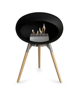 Le feu Bio ethanol haard - Black Ground Wood Low
