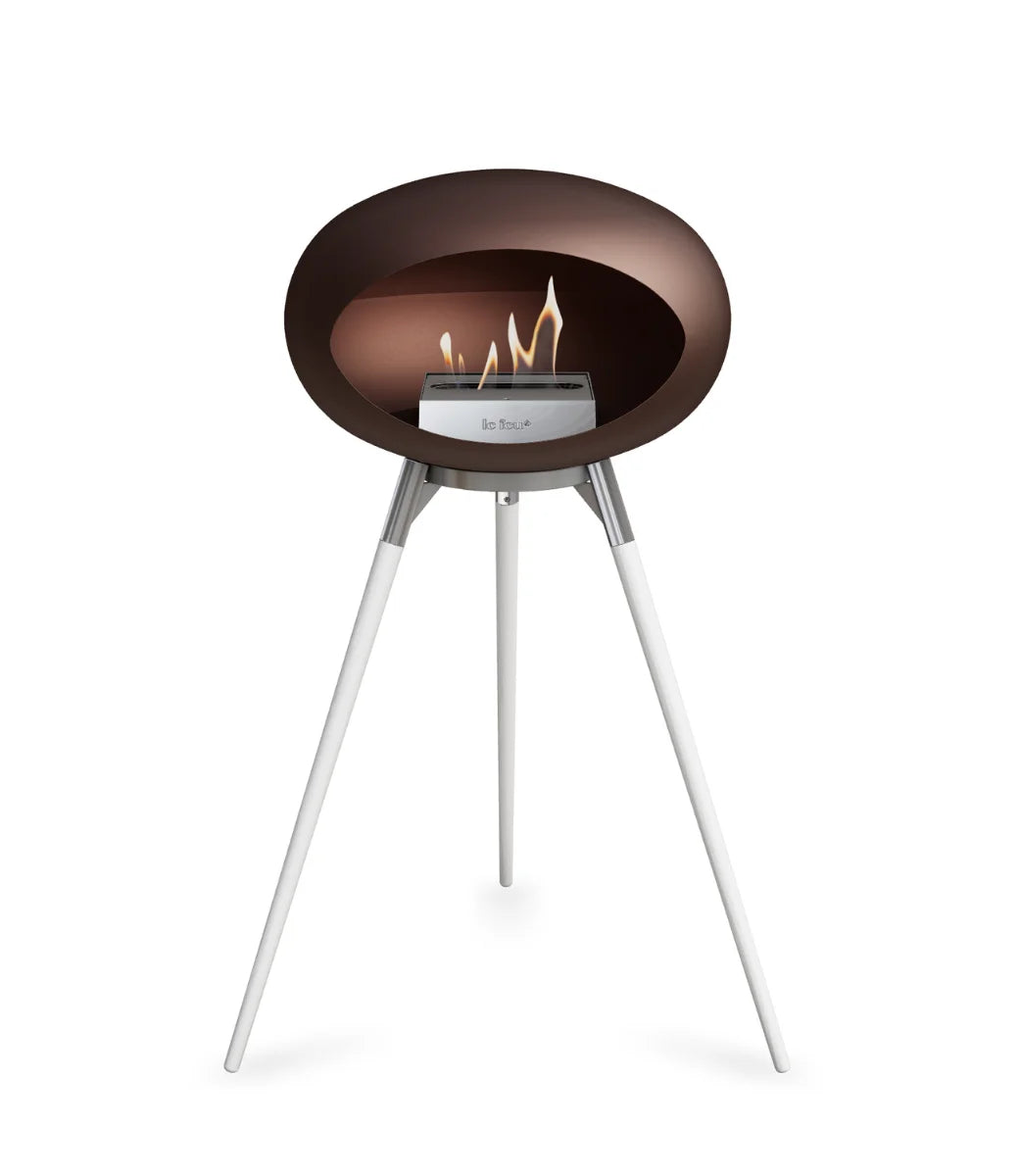 Le feu Bio ethanol haard - Mocca Ground Wood High