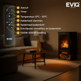EVIQ Elektrische Sfeerhaard Toronto - Vrijstaand