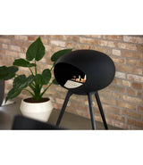Le feu Bio ethanol haard - Black Ground Wood Low