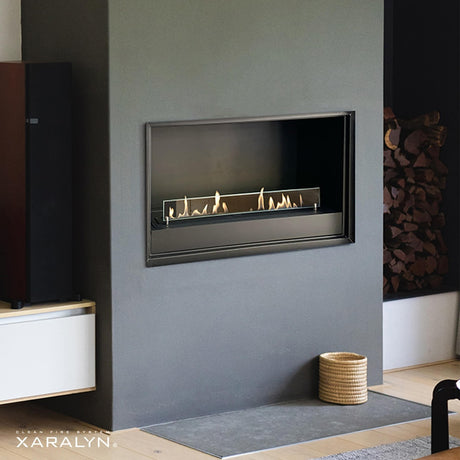 Xaralyn Inbouwunit XL Zwart bio-ethanol haard