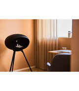 Le feu Bio ethanol haard Dome 625 - Black Ground Wood High