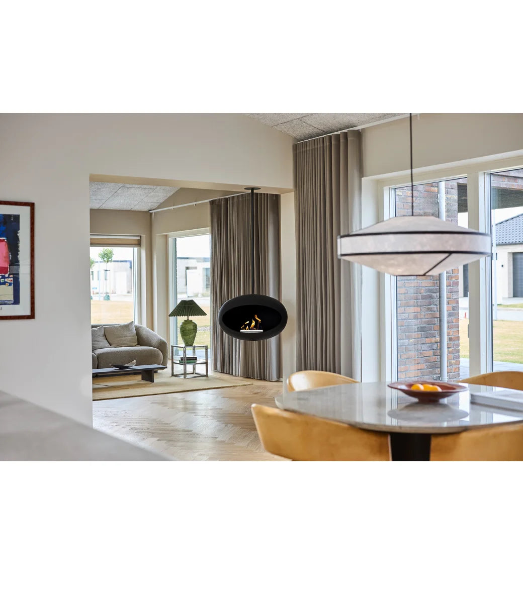 Le feu Bio ethanol haard Dome 625 - Black Sky Zwart 120 cm