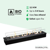 Xaralyn Bio-ethanol brander XL met inbouwprofiel